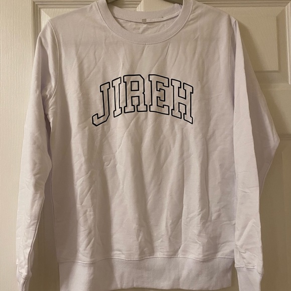 White “Jireh” Light Pullover - Picture 1 of 4